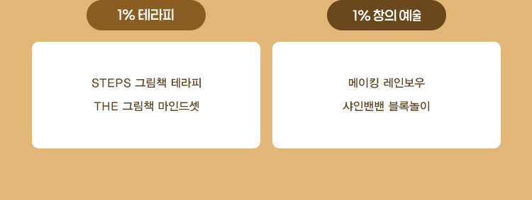 1% 테라피, 1% 창의예술