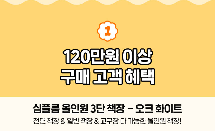 120만원 이상 구매 고객 혜택
