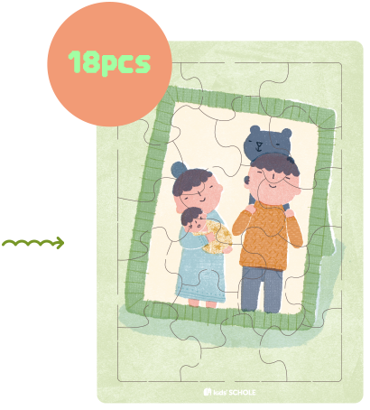 18pcs 퍼즐