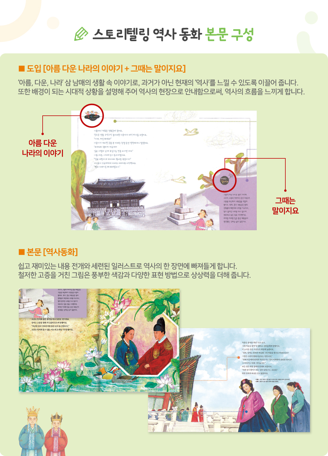 스토리텔링 역사 동화 본문 구성